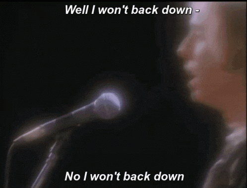 Dead To Me Won't Back Down GIF