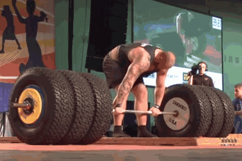 Deadlift Form Bjornsson Lifts 1000 Lbs GIF