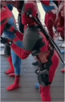 Deadpool Body Shake GIF
