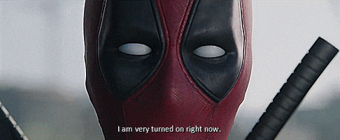 Deadpool Dance After Saying Turned On Right Now GIF