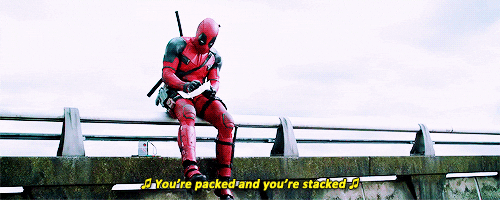 Deadpool Dance And Sing You're Packed Stacked GIF