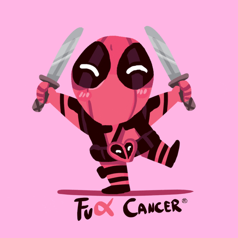 Deadpool Dance Fight For Cancer GIF