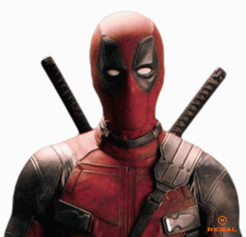 Deadpool Doing I Am Ok Sign And Dance GIF