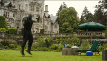 Deadpool Film Colossus Working Out Burpee Exercise GIF