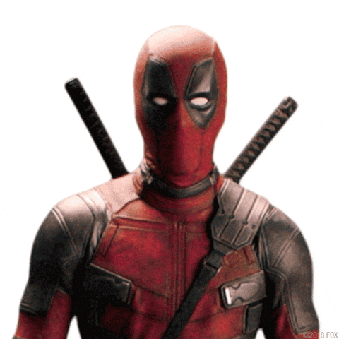 Deadpool Head Palm And Dance GIF