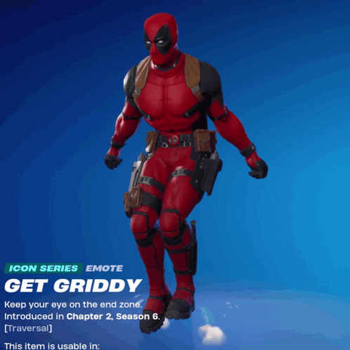 Deadpool 'S Emote Is Called Get Griddy And Is Available In Chapter 2 Season 6 GIF