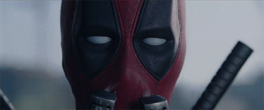 Deadpool Smelling Smoke GIF