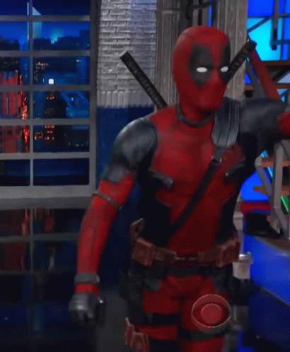 Deadpool Taking A Bow GIF
