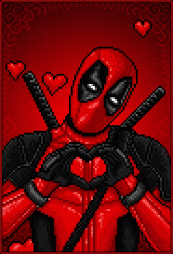 Deadpool Valentnes Day GIF