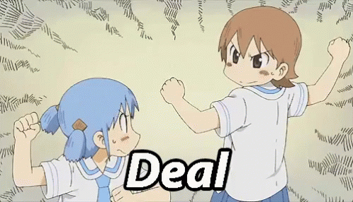 Mio And Yuuko Shake Hands Deal GIF