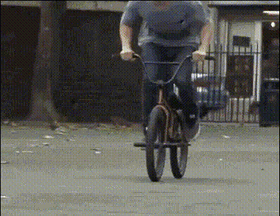 Deal With It Awesome Bike Turn GIF