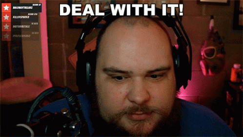 Deal With It Diction Twitch Streamer GIF
