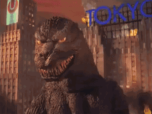 Deal With It Godzilla Movie GIF