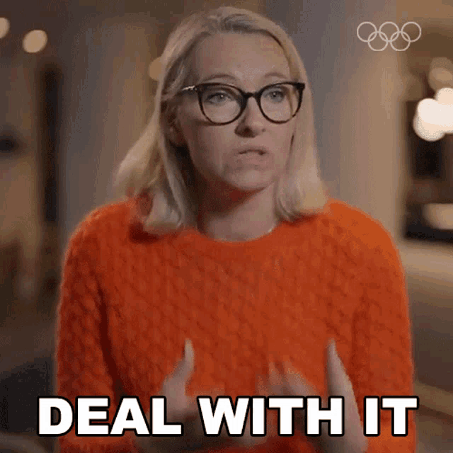Deal With It Kari Anne Saude Gif GIF