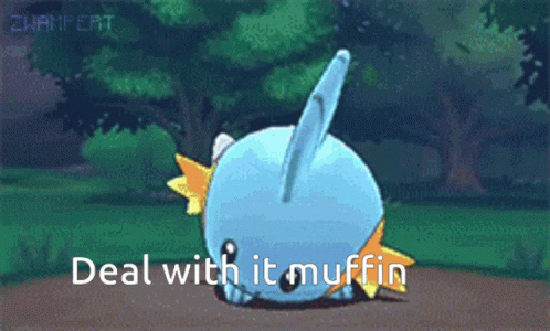 Deal With It Mudkip GIF