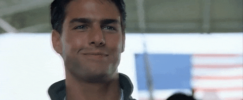 Deal With It Tom Cruise Top Gun GIF