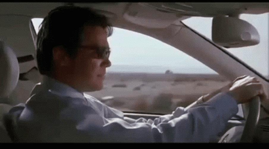 Dean Cain Car Driving  GIF