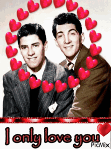 Dean Martin And Jerry Lewis Gay Love GIF