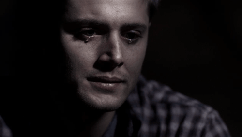 Dean Winchester Happy Crying GIF