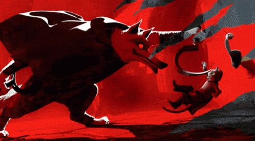 Death Attacking Puss In Boots GIF