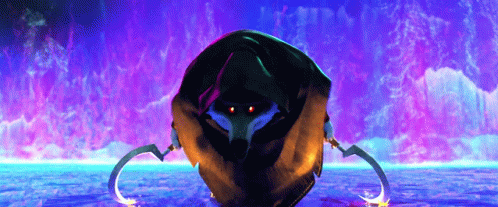 Death Circling Puss In Boots With Red Fire GIF