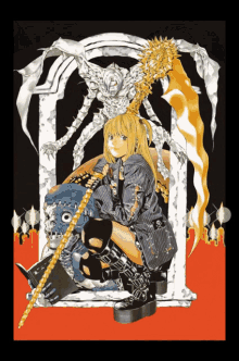 Death Note Angel Misa Amane Golden Scythe GIF