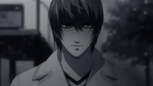 Death Note Light Yagami Standing Still GIF