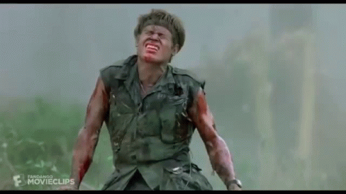 Death Of Sgt. Elias Platoon GIF