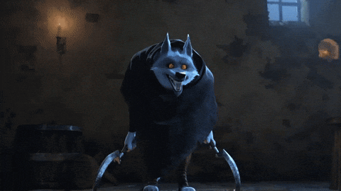 Death Puss In Boots Dragging His Weapons GIF