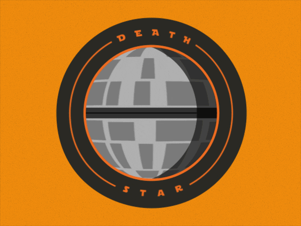 Death Star Spinning And Shooting Laser GIF