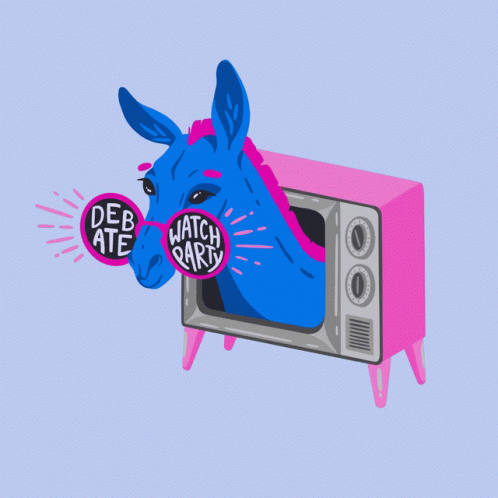 Debate Watch Party Democratic Party GIF