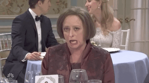 Debbie Downer Not Buying It GIF
