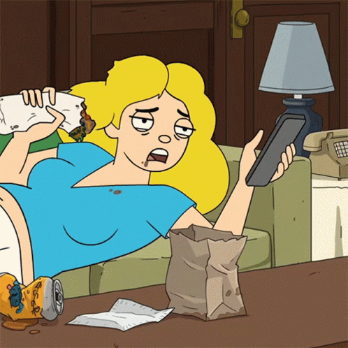 Debbie Harper Watching Tv Shows GIF