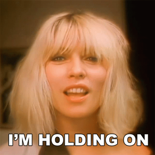 Debbie Harry I'm Holding On GIF