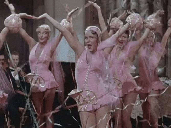 Debbie Reynolds Scene Singing In The Rain GIF