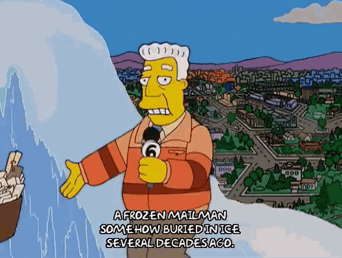 Decades Kent Brockman Simpsons GIF