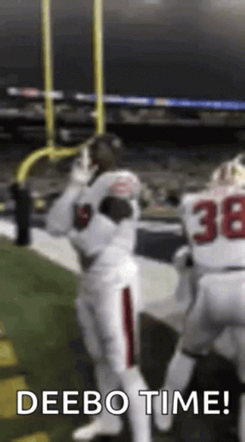 Deebo Samuel Ginger Pointing Upward GIF