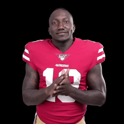 Deebo Samuel Rubbing Hands GIF