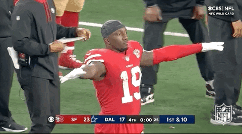 Deebo Samuel San Francisco 49ers Waves GIF