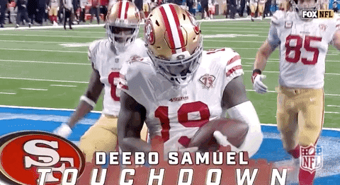Deebo Samuel San Francisco Touchdown Baby GIF