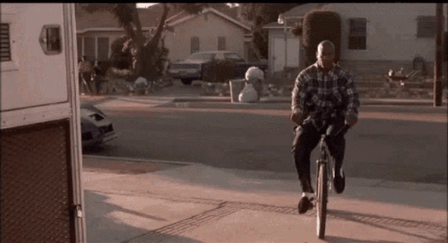Deebo Tommy Lister Riding Bike GIF