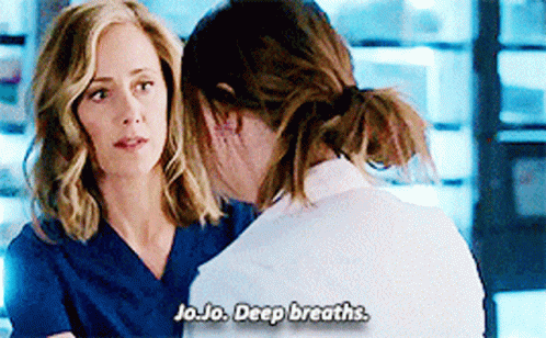 Nurse Instructing Deep Breathing GIF