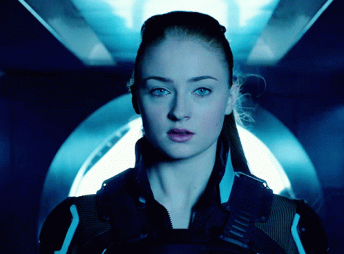 Sophie Turner Deep Breathing GIF