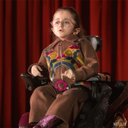 Cute Little Girl Deep Breathing GIF