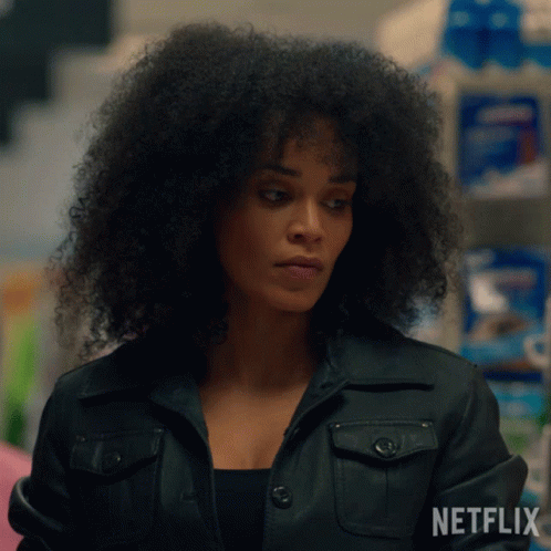 Woman Calm Her Mind Deep Breathing GIF