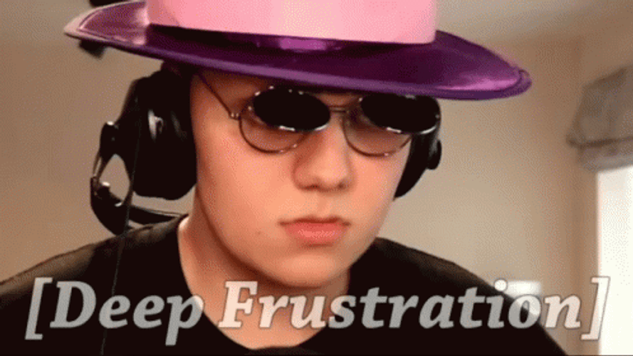 Deep Frustration In Frustration GIF