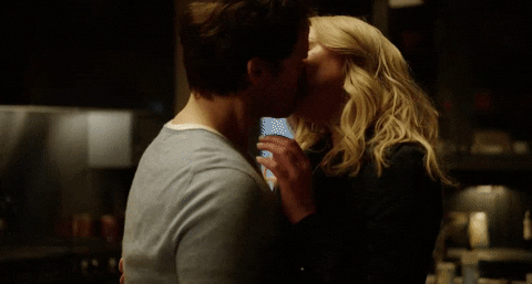 Deep Kiss Sadie Ellis Bill Brennan GIF