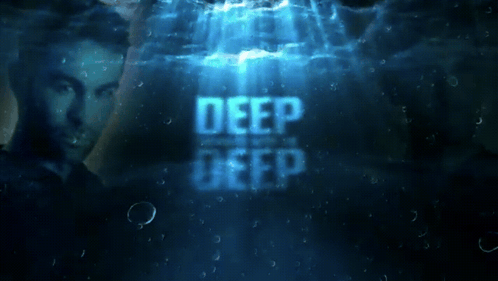 Deep On Blue Background GIF