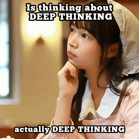 Deep Thinking Think About It Meme GIF