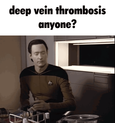 Deep Vein Thrombosis Man In Kitchen GIF